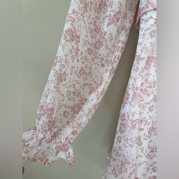 Coquette ThirtyThirty Floral Dress in Soft Pink NWT size MEDIUM - Picture 4 of 6